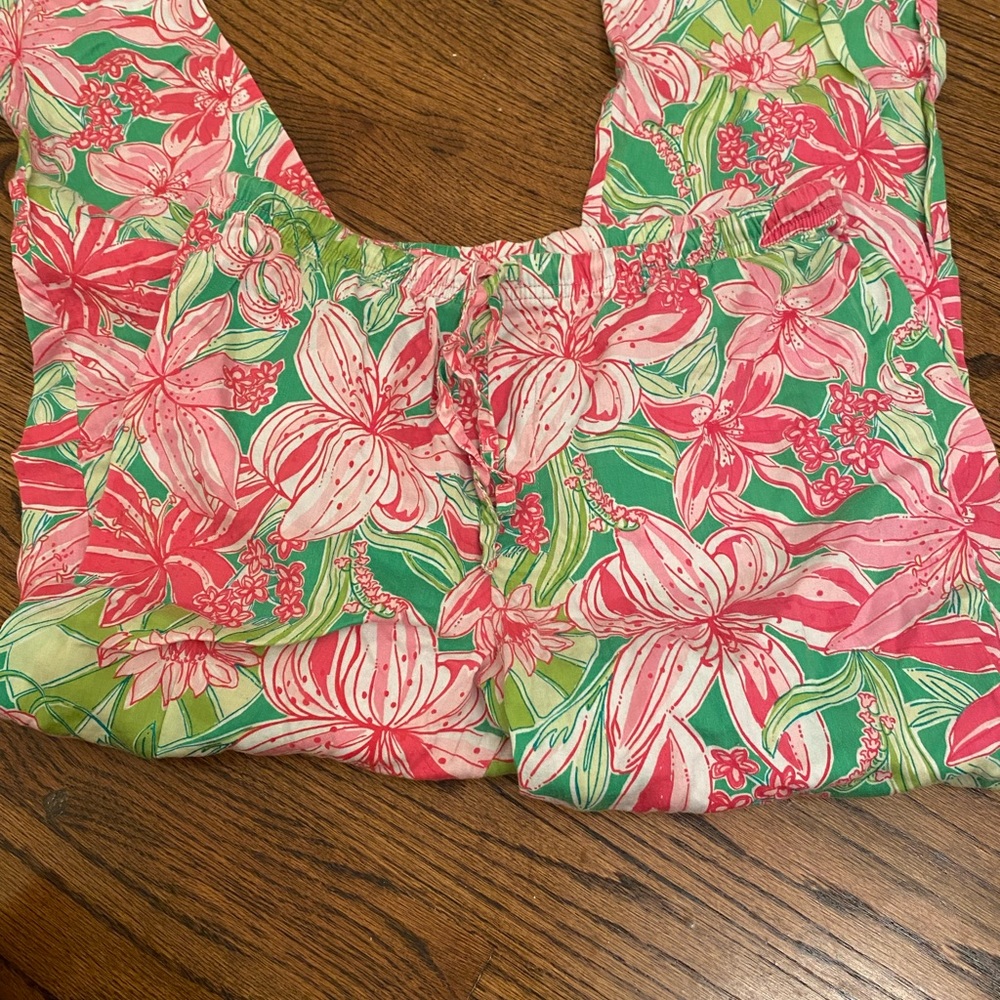 lilly pulitzer pajama pants size xs